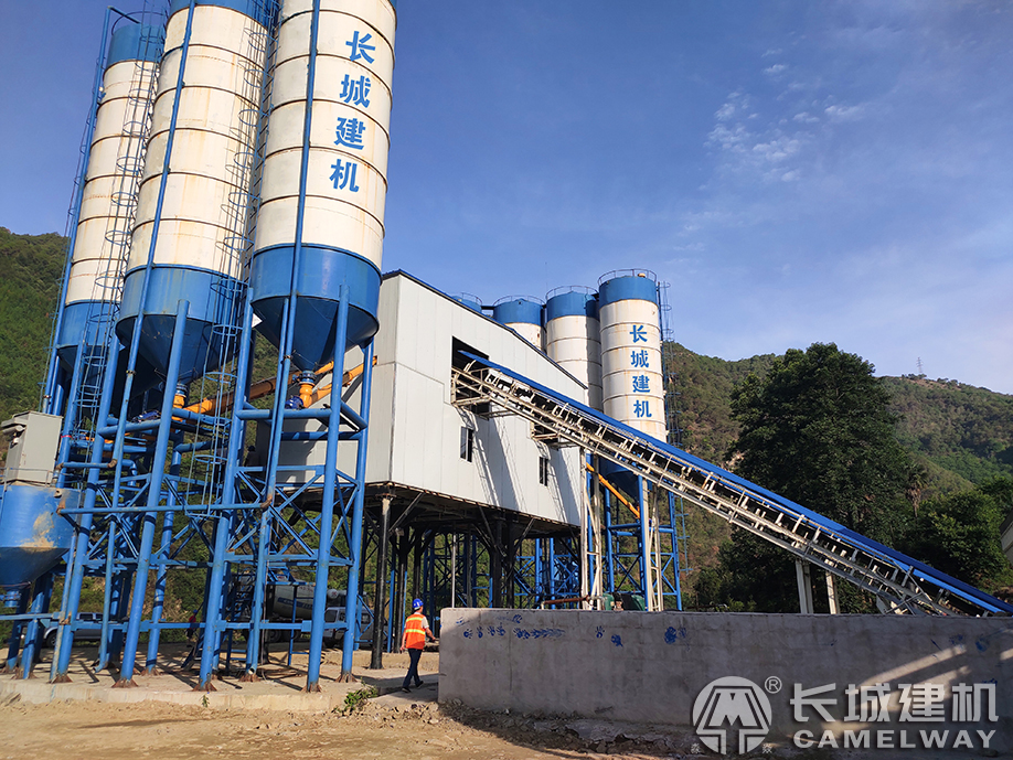 云南大理中交四公局 雙120工程攪拌站