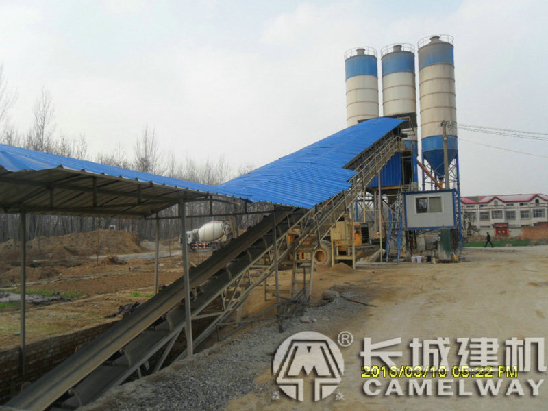 60型號商混攪拌站設(shè)備價格及廠家案例圖片