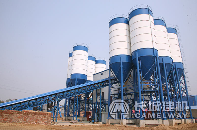 商品混凝土攪拌站實(shí)景