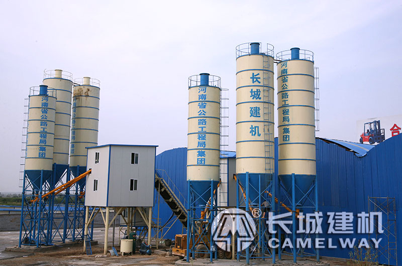 工地自建攪拌站實景 工地自建攪拌站實景