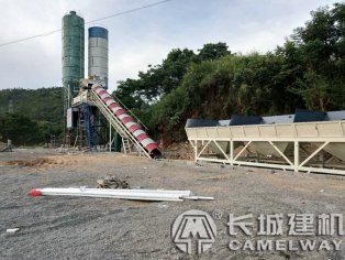 云南大理2hzs75工程攪拌站