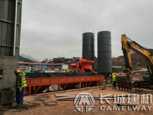 重慶隧道用50工程混凝土攪拌站