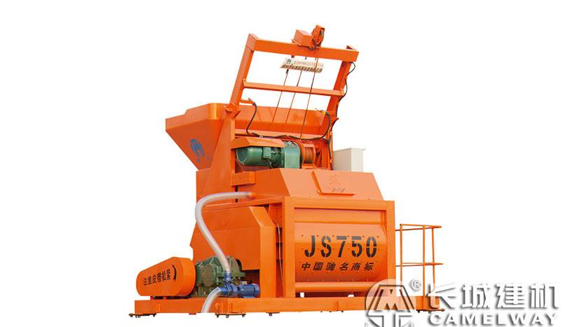 JS750雙臥攪拌機功率、尺寸、重量、圖片